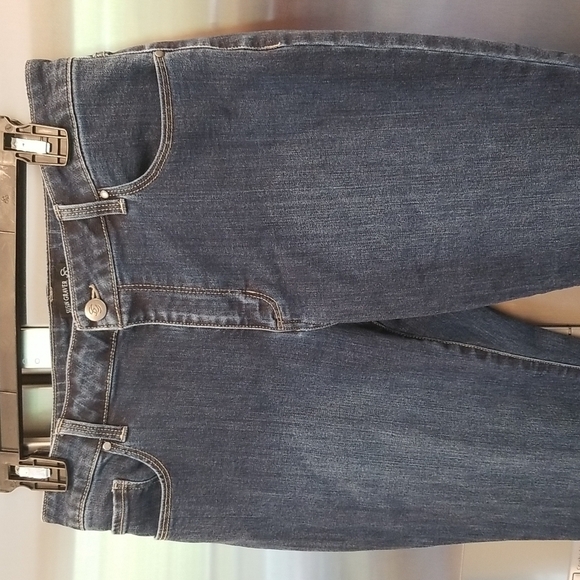 💕SUSAN GRAVER💕 Regular High Stretch Denim Crop Jeans with Ties 8P - Picture 10 of 16